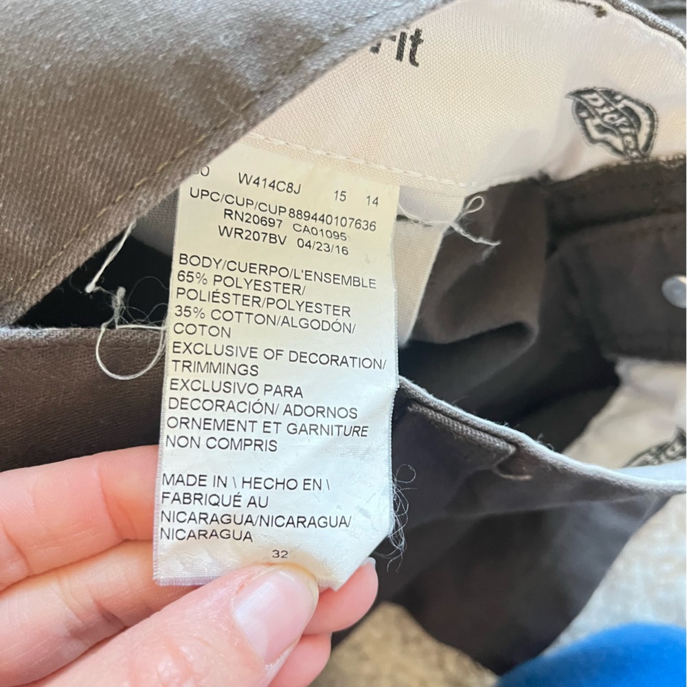 Dickies Men’s Dark Green/Gray Cargo‎ Shorts size 32 - Picture 6 of 6